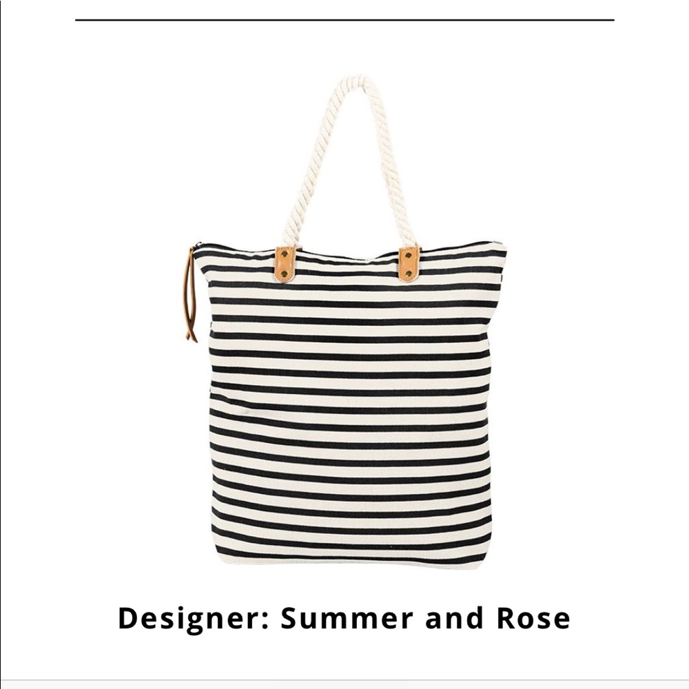 Summer & Rose Brittany Tote Black/cream